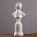 High quality fiberglass resin female bust statue for indoor decoration